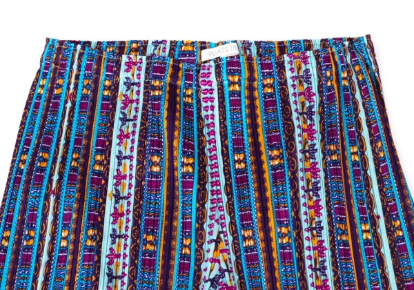 PLEATS PLEASE Pleated Ethnic Print Pants K-171056_002