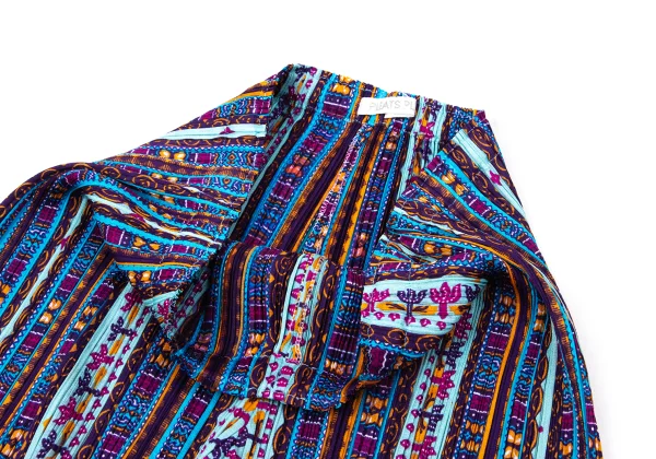 PLEATS PLEASE Pleated Ethnic Print Pants K-171056_003