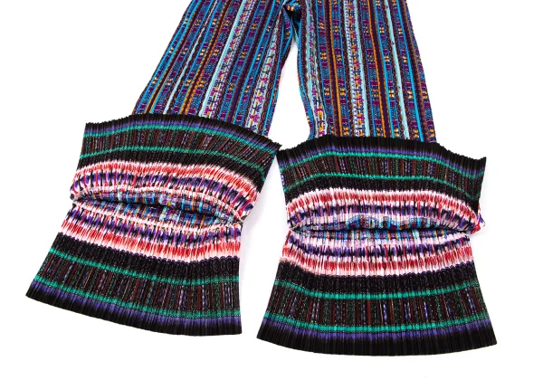PLEATS PLEASE Pleated Ethnic Print Pants K-171056_006