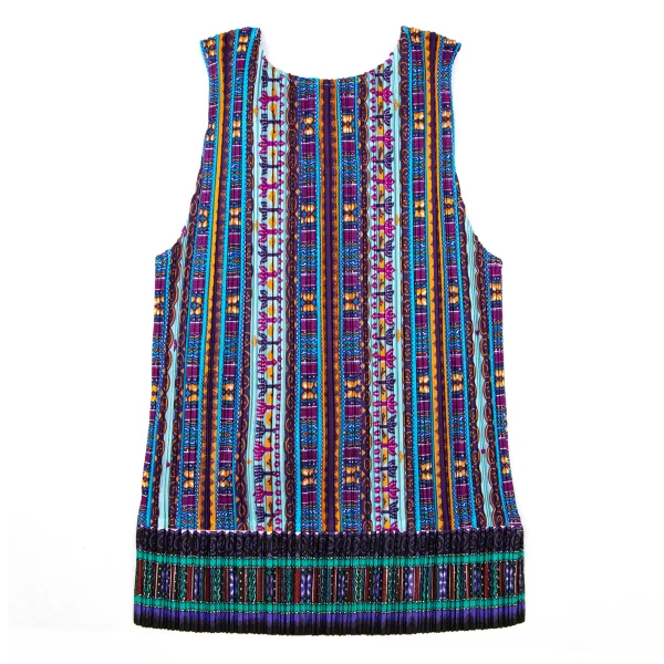 PLEATS PLEASE Pleated Ethnic Print Tank & Pants K-171057_009