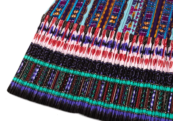 PLEATS PLEASE Pleated Ethnic Print Tank & Pants K-171057_014