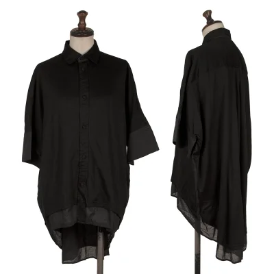 TAKESHI KOSAKA by Y's Pink Label Layered Off-shoulder Blouse