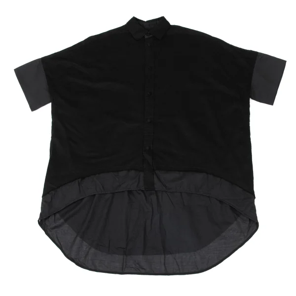 TAKESHI KOSAKA by Y's Pink Label Layered Off-shoulder Blouse K-171058_002