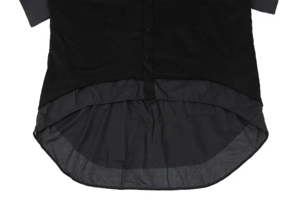 TAKESHI KOSAKA by Y's Pink Label Layered Off-shoulder Blouse K-171058_006