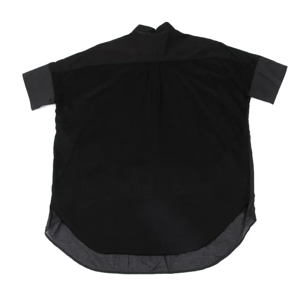 TAKESHI KOSAKA by Y's Pink Label Layered Off-shoulder Blouse K-171058_008