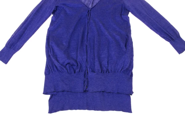 RISMAT by Y's Linen Blend Long Knit Cardigan K-171059_007