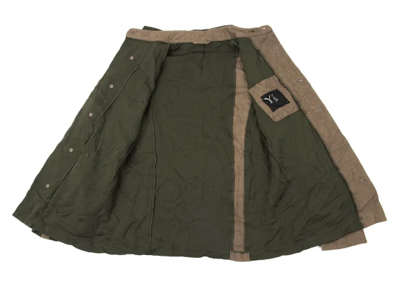 Y's Mixed-material Wrinkle Processing Jersey Jacket K-171060_011