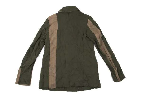 Y's Mixed-material Wrinkle Processing Jersey Jacket K-171060_012