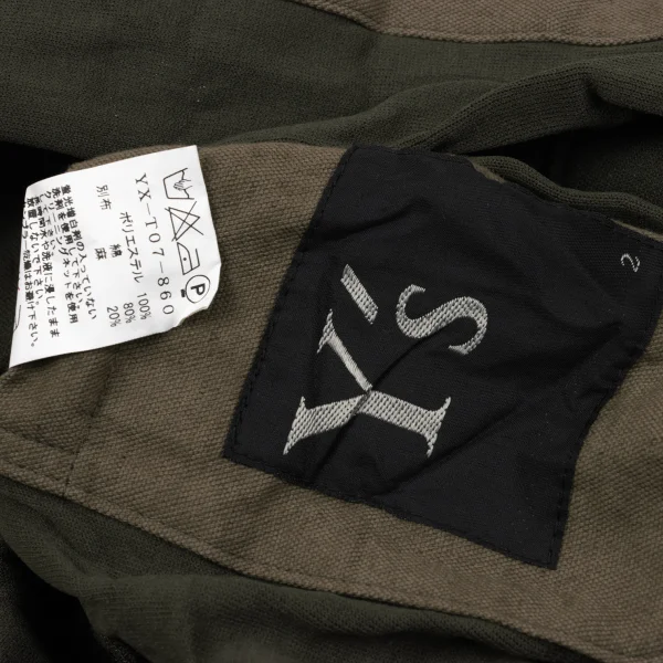 Y's Mixed-material Wrinkle Processing Jersey Jacket K-171060_017