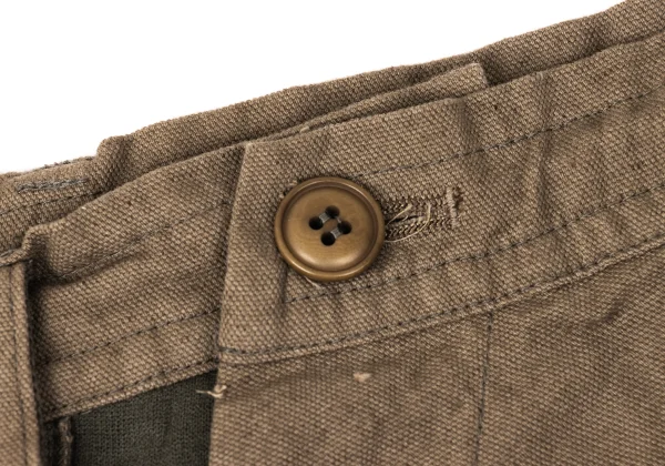 Y's Wrinkled Jersey Asymmetrical Dropped Crotch Pants K-171061_005