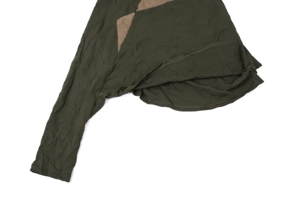 Y's Wrinkled Jersey Asymmetrical Dropped Crotch Pants K-171061_008