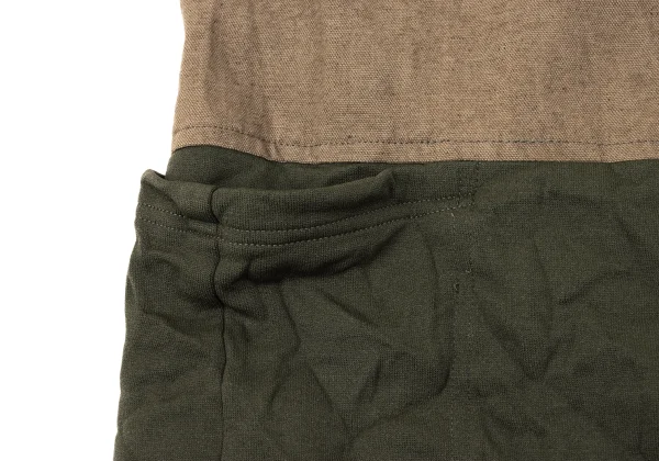 Y's Wrinkled Jersey Asymmetrical Dropped Crotch Pants K-171061_011