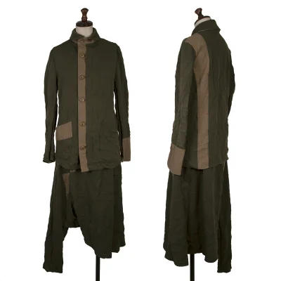 Y's Wrinkled Jersey Jacket & Pants