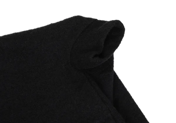 Y's Wool Blend Asymmetrical Drape Bolero K-171063_005