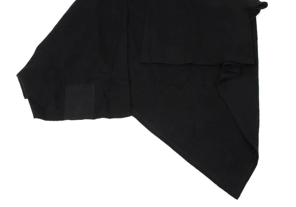 Y's Wool Blend Asymmetrical Drape Bolero K-171063_006