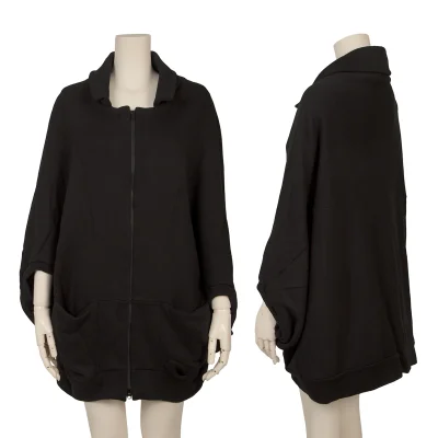 Y's Flat Collar Sweatshirt Zip Jacket
