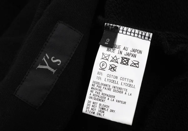 Y's Flat Collar Sweatshirt Zip Jacket K-171065_012