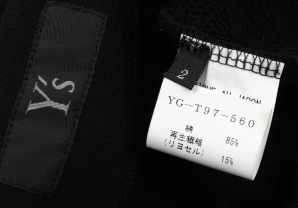 Y's Flat Collar Sweatshirt Zip Jacket K-171065_013