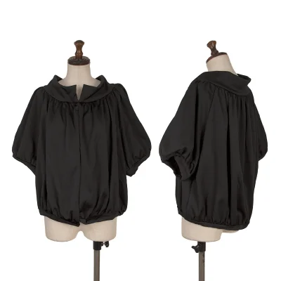 Y's Gathered Raglan Short Sleeve Blouse