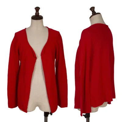 Y's Cotton Buttonless Knit Cardigan