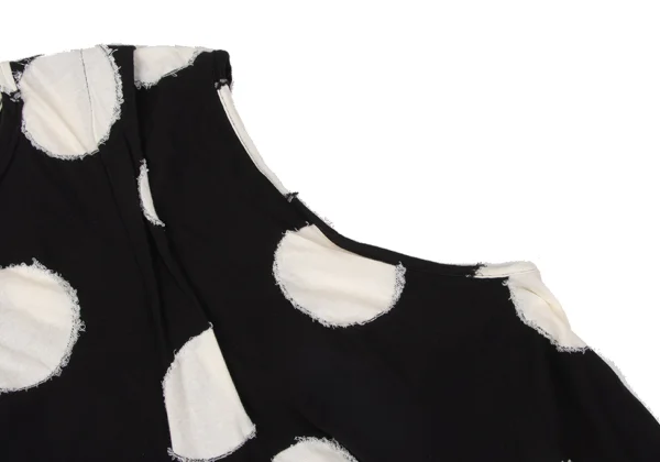Y's Dot Woven Shoulder Tuck Sleeveless Blouse K-171069_007