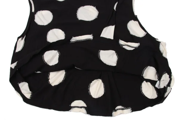 Y's Dot Woven Shoulder Tuck Sleeveless Blouse K-171069_009