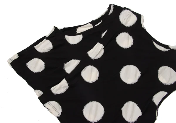 Y's Dot Woven Shoulder Tuck Sleeveless Blouse K-171069_011