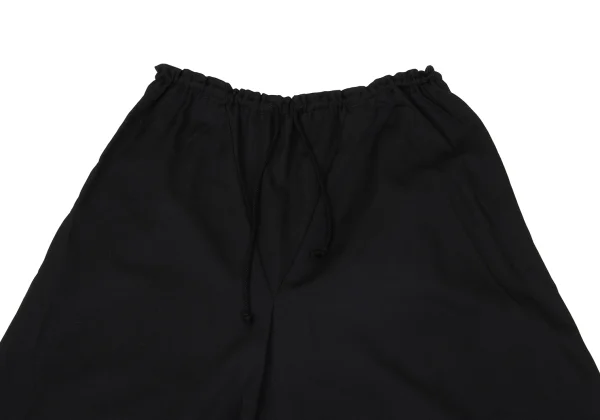 Y's Wool Switching Gabardine Dropped Crotch Pants K-171077_002