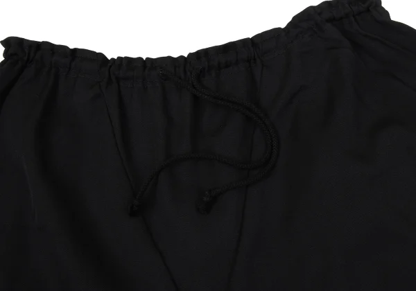 Y's Wool Switching Gabardine Dropped Crotch Pants K-171077_003