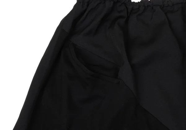 Y's Wool Switching Gabardine Dropped Crotch Pants K-171077_009