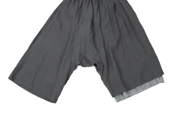 Y's Linen Asymmetry Dropped Crotch Pants K-171078_007