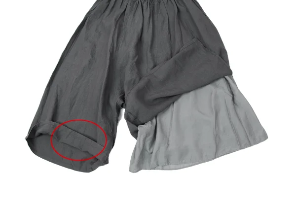 Y's Linen Asymmetry Dropped Crotch Pants K-171078_008