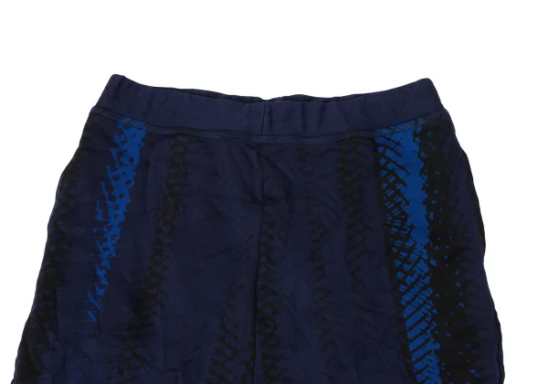 Y's Printed Wrinkled Jersey Dropped Crotch Pants K-171079_002