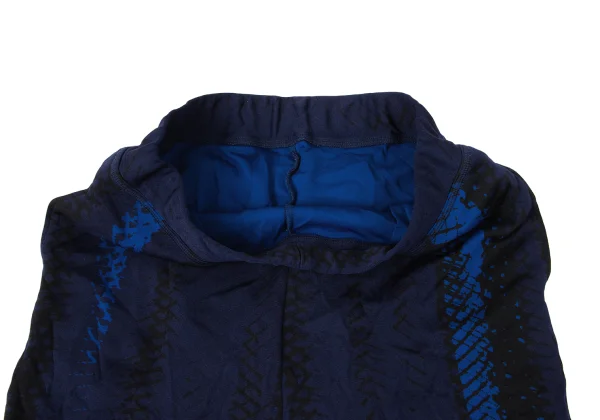 Y's Printed Wrinkled Jersey Dropped Crotch Pants K-171079_004