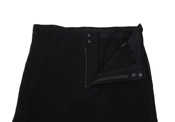 Y's Cotton Rib Dropped Crotch Pants K-171082_004