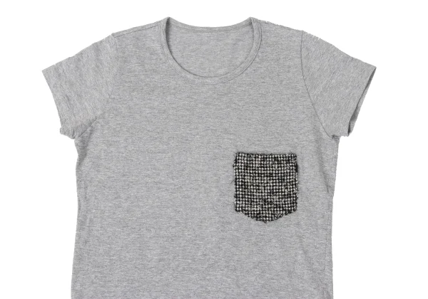 s'yte Houndstooth Patch Pocket T-shirt K-171083_002