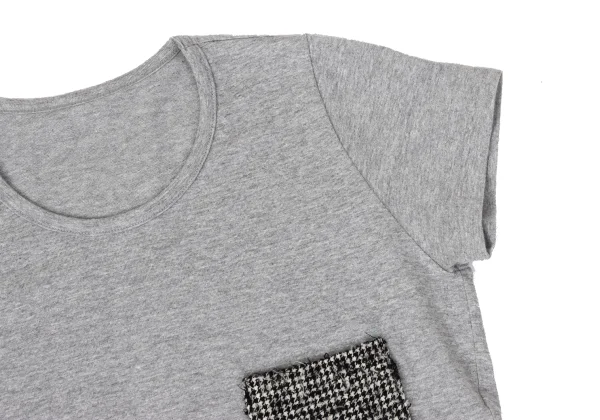 s'yte Houndstooth Patch Pocket T-shirt K-171083_005