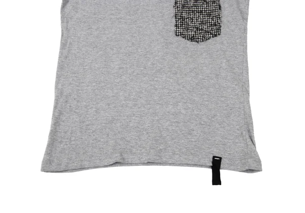 s'yte Houndstooth Patch Pocket T-shirt K-171083_006