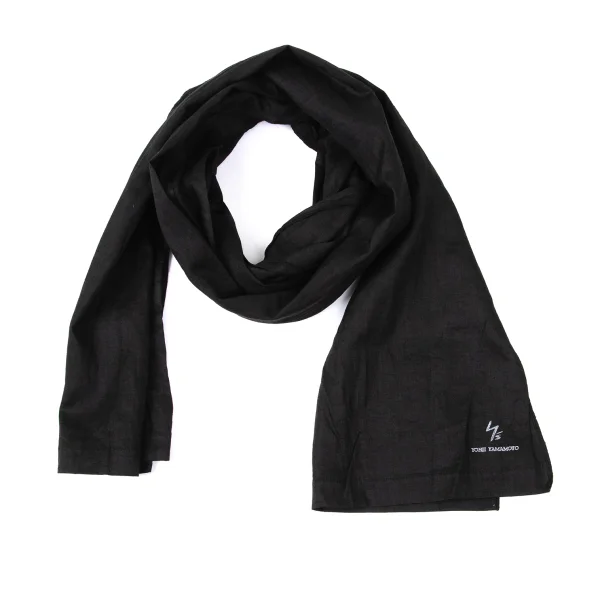 Y's for men Logo Print Stole Black  K-171085_001