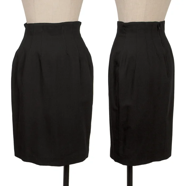 Jean Paul GAULTIER Darts Design Skirt Black XS-S K-171092_001