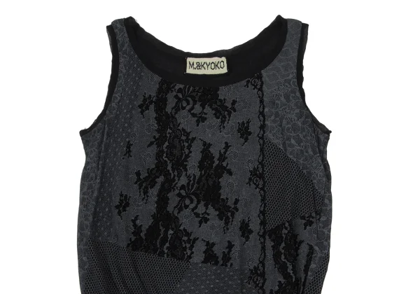M.&KYOKO Botanical Flocky Tank Top K-171094_003