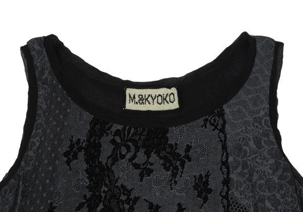 M.&KYOKO Botanical Flocky Tank Top K-171094_004