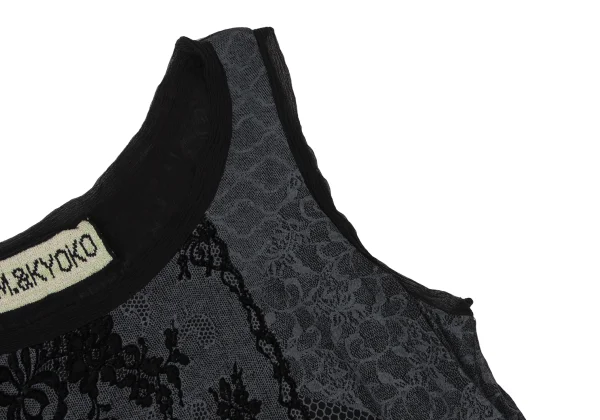 M.&KYOKO Botanical Flocky Tank Top K-171094_005