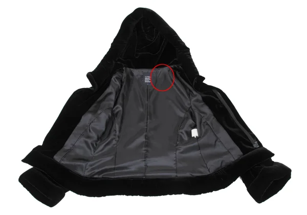 LIMI feu Padded Velour Hoodie Jacket K-171097_010