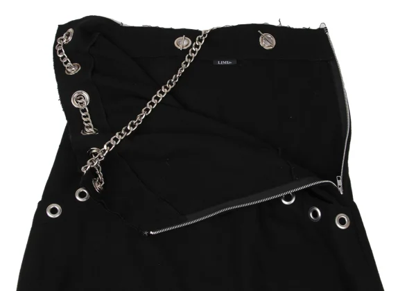 LIMI feu Chain Shoulder Wool Dress K-171098_010