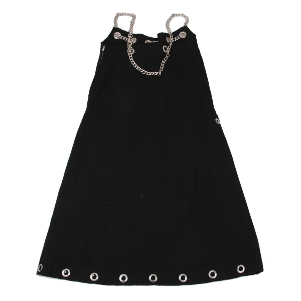 LIMI feu Chain Shoulder Wool Dress K-171098_011