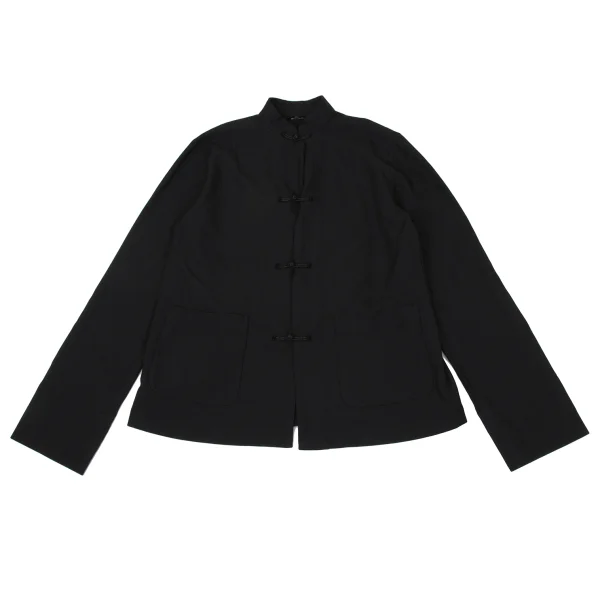 BLACK COMME des GARCONS Poly China Button Jacket Black XL K-171101_001