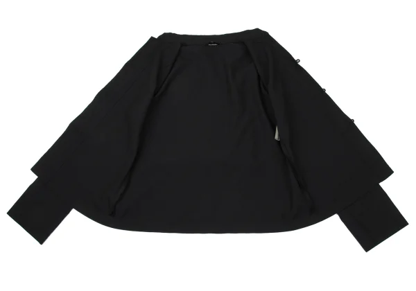 BLACK COMME des GARCONS Poly China Button Jacket K-171101_009