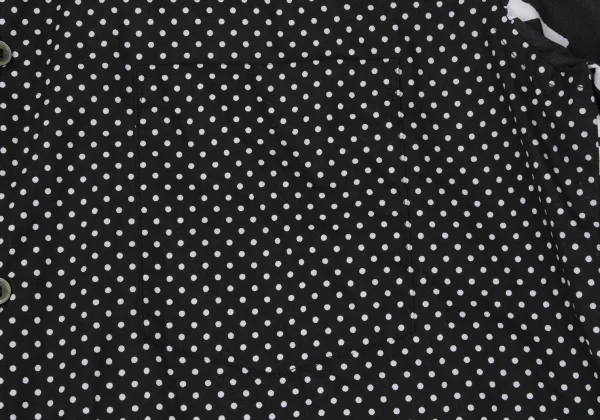 BLACK COMME des GARCONS Pin-dot Sign Print Short Sleeve Shirt K-171102_005