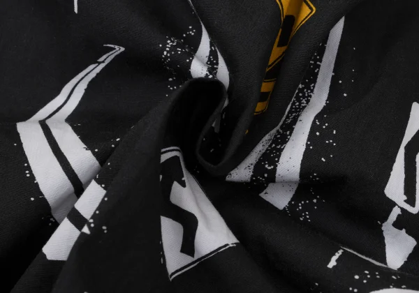 BLACK COMME des GARCONS Pin-dot Sign Print Short Sleeve Shirt K-171102_014